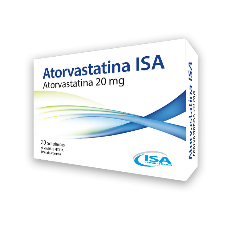 Atorvastatina ISA 20 mg