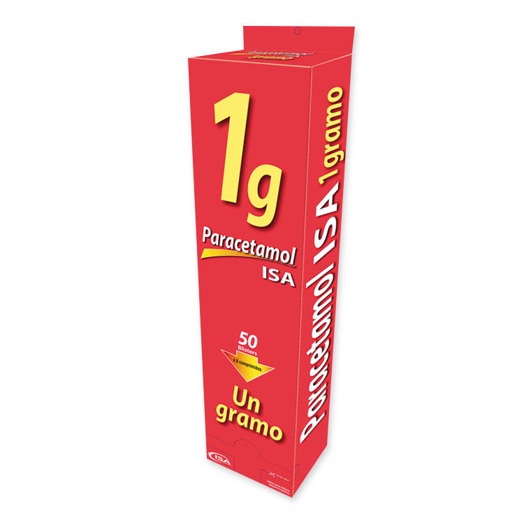 Paracetamol Forte ISA 650 mg.